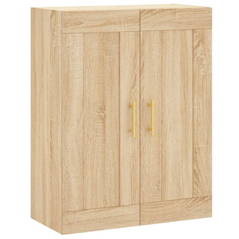 vidaXL Wandschrank Sonoma-Eiche 69,5x34x90 cm Holzwerkstoff Angebot