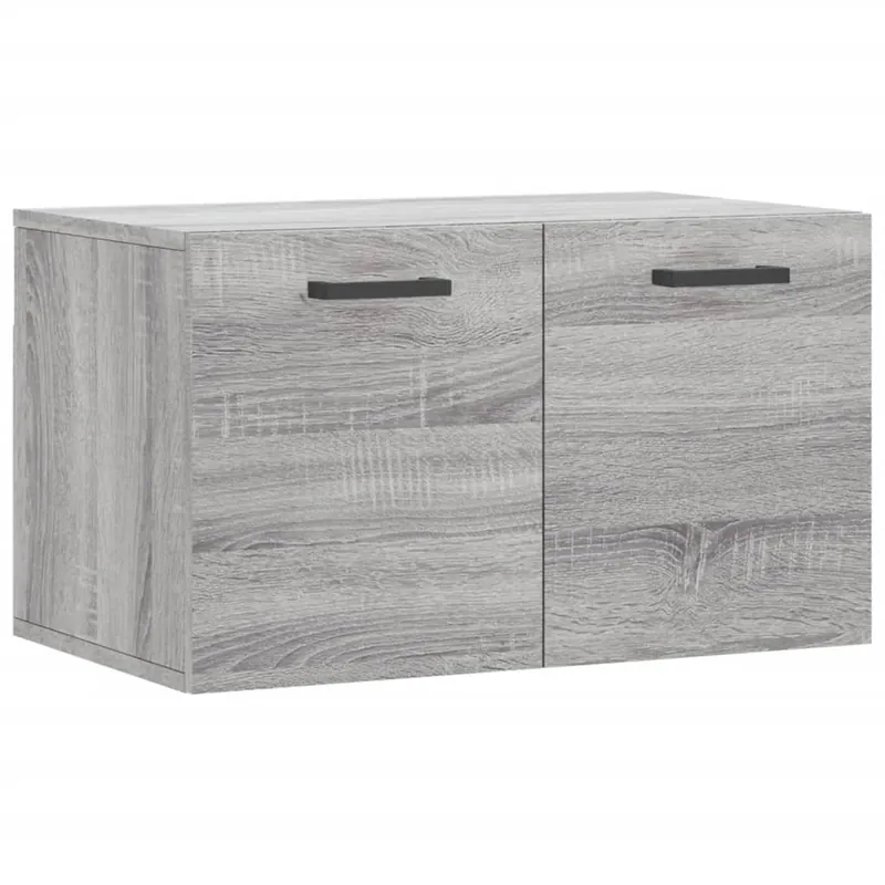 vidaXL Wandschrank Grau Sonoma 60x36,5x35 cm Holzwerkstoff Markenware