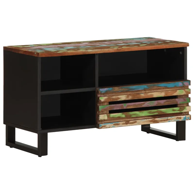 vidaXL TV-Schrank 80x34x46 cm Massivholz Akazie Schnäppchen