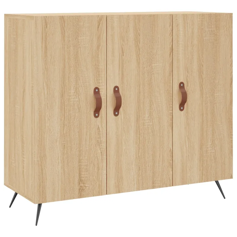 Gratis Versand vidaXL Sideboard Sonoma-Eiche 90x34x80 cm Holzwerkstoff