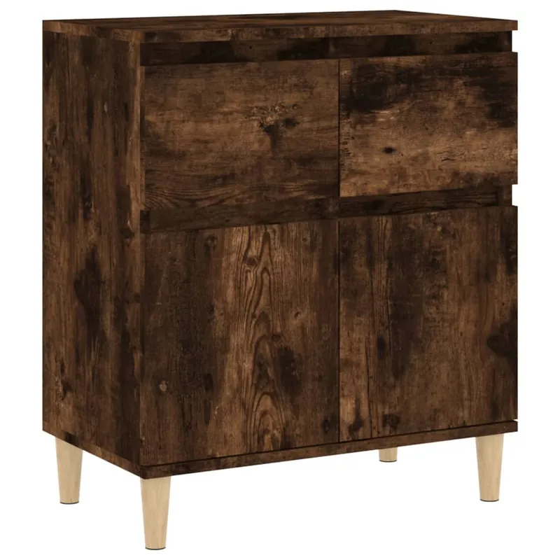 Expressversand vidaXL Sideboard Räuchereiche 60x35x70 cm Holzwerkstoff
