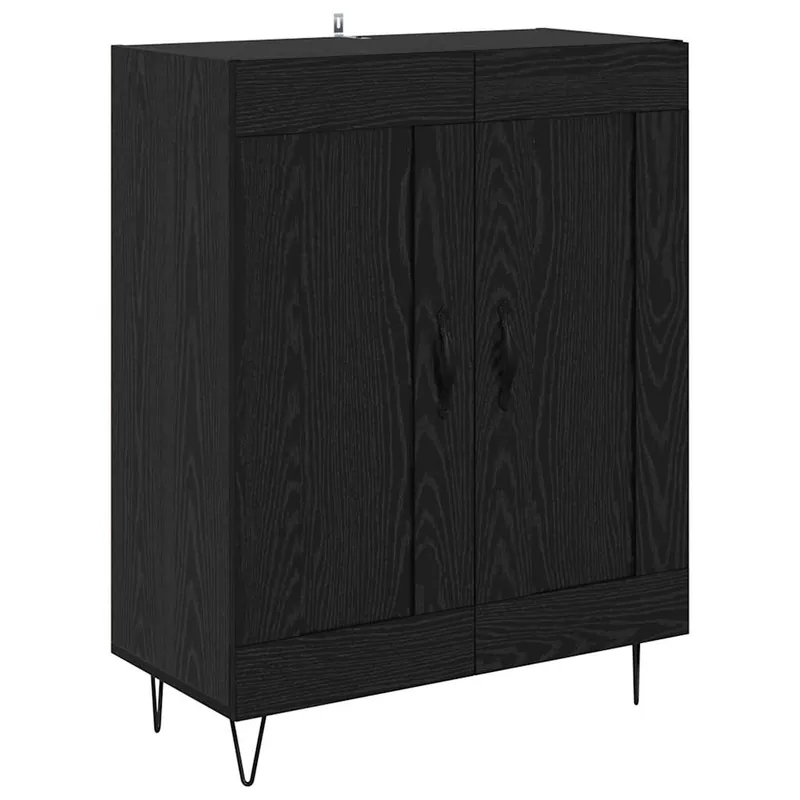 Ausverkauf vidaXL Sideboard Schwarz Eichen-Optik 69,5 x 34 x 90 cm