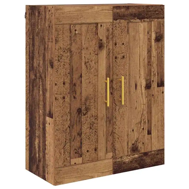 vidaXL Wandschrank Altholz 69,5 x 34 x 90 cm Holzwerkstoff Preisreduziert
