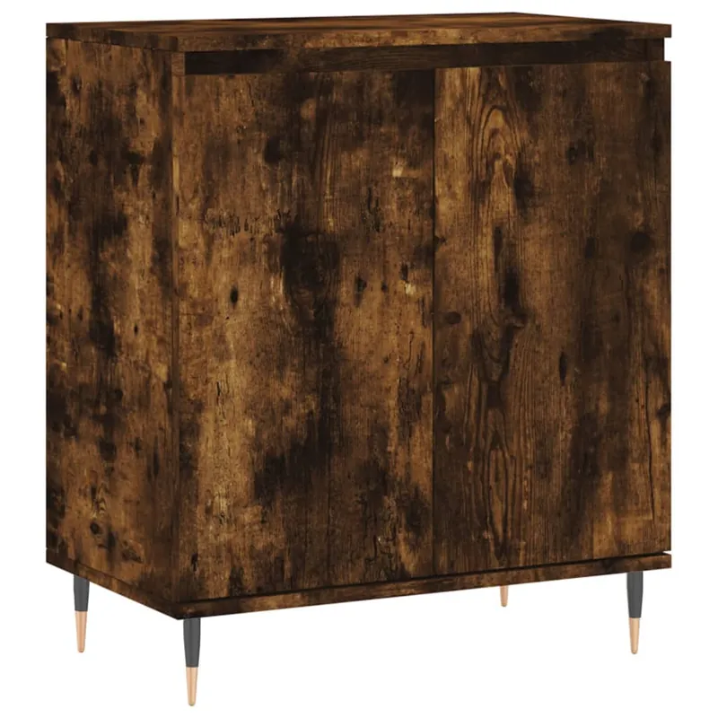 vidaXL Sideboard Räuchereiche 60x35x70 cm Holzwerkstoff Preisreduziert