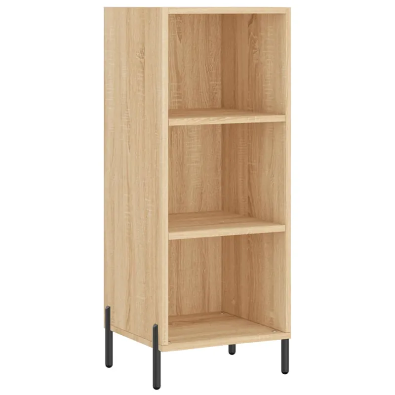 vidaXL Sideboard Sonoma-Eiche 34,5x32,5x90 cm Holzwerkstoff Top-Angebot