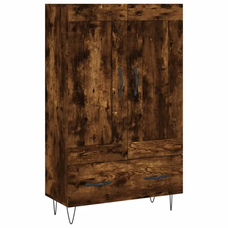 Beliebt vidaXL Highboard Räuchereiche 69,5x31x115 cm Holzwerkstoff