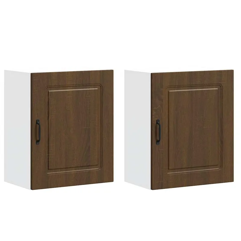 Direktkauf vidaXL Küchen-Hängeschränke 2 Stk. Kalmar Braun Eichen-Optik Holzwerkstoff