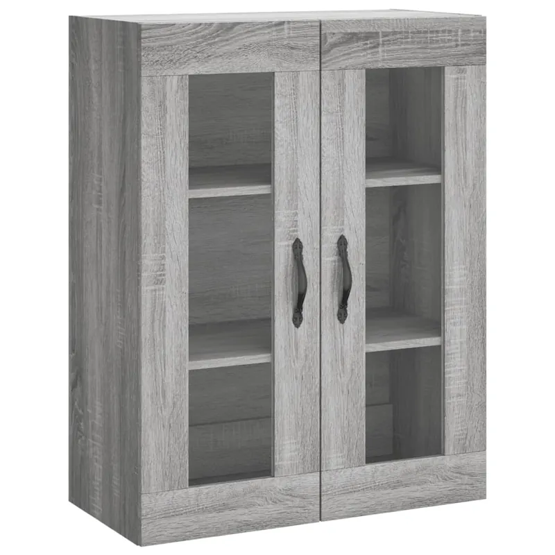 Bestseller vidaXL Wandschrank Grau Sonoma 69,5x34x90 cm Holzwerkstoff