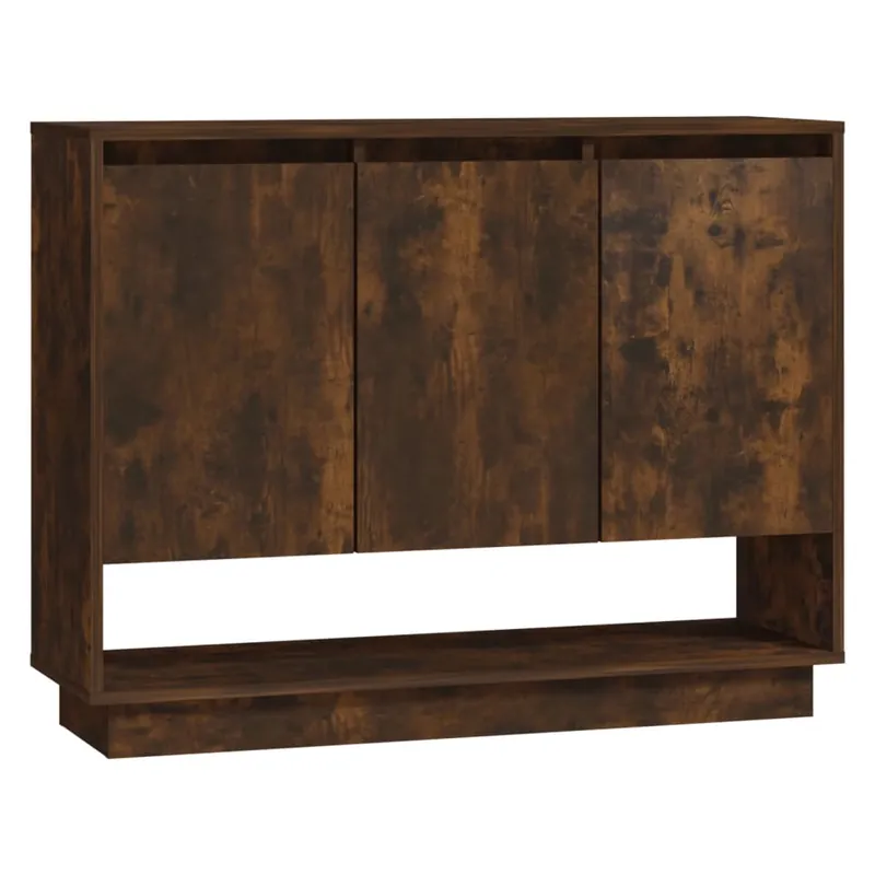 vidaXL Sideboard Räuchereiche 97x31x75 cm Holzwerkstoff Günstig