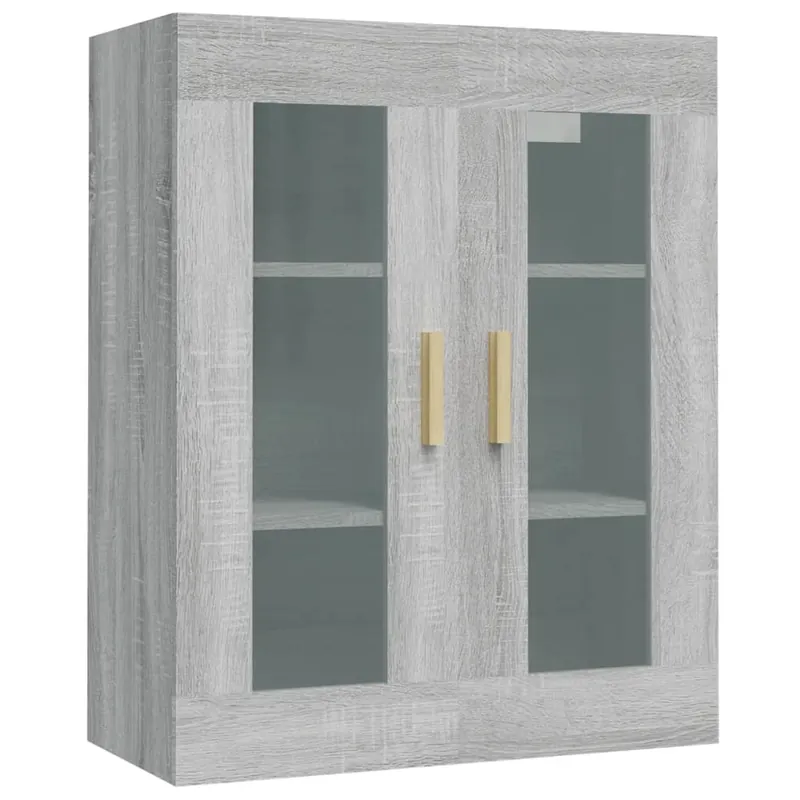 Expressversand vidaXL Hängeschrank Grau Sonoma 69,5x34x90 cm
