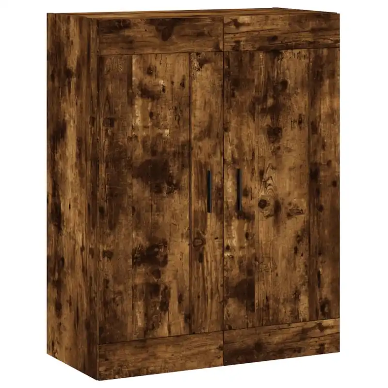 Billig vidaXL Wandschrank Räuchereiche 69,5x34x90 cm Holzwerkstoff