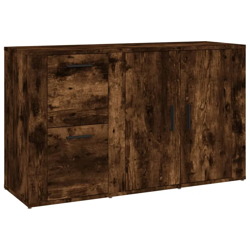 Billig vidaXL Sideboard Räuchereiche 100x33x59,5 cm Holzwerkstoff