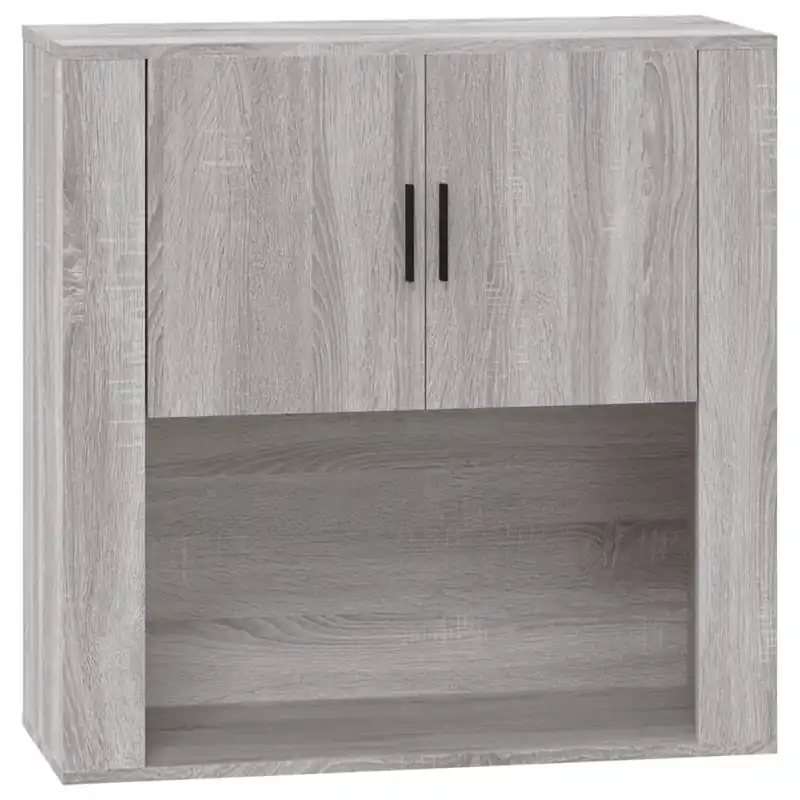 Angebot vidaXL Wandschrank Grau Sonoma 80x33x80 cm Holzwerkstoff