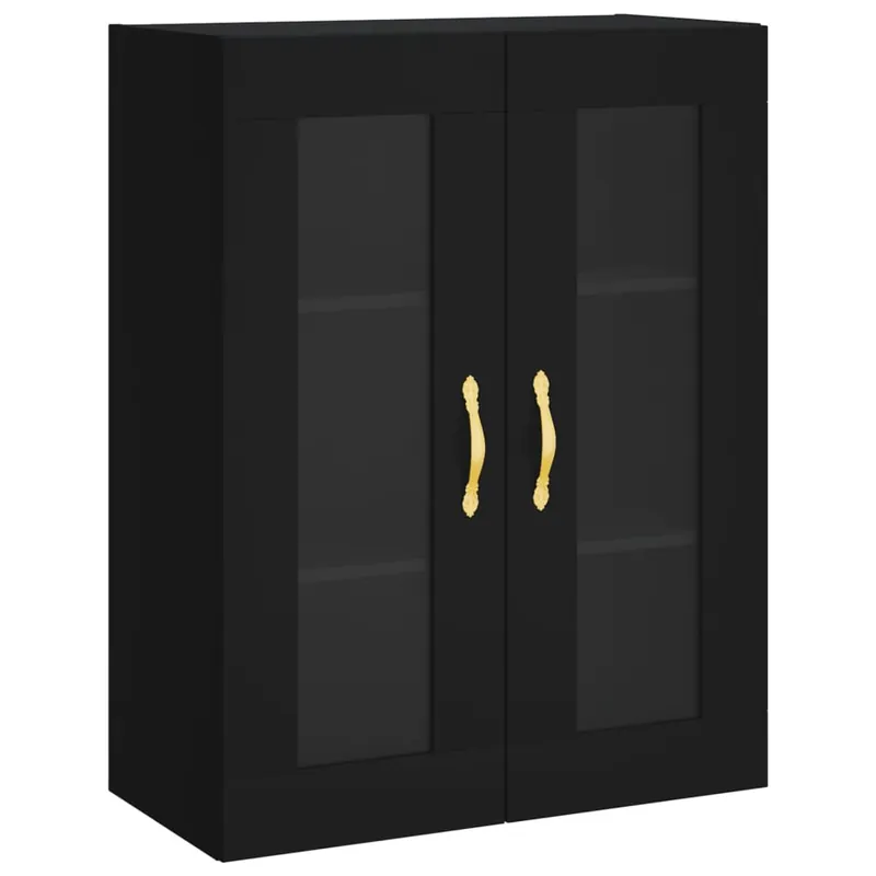 vidaXL Wandschrank Schwarz 69,5x34x90 cm Mega-Angebot