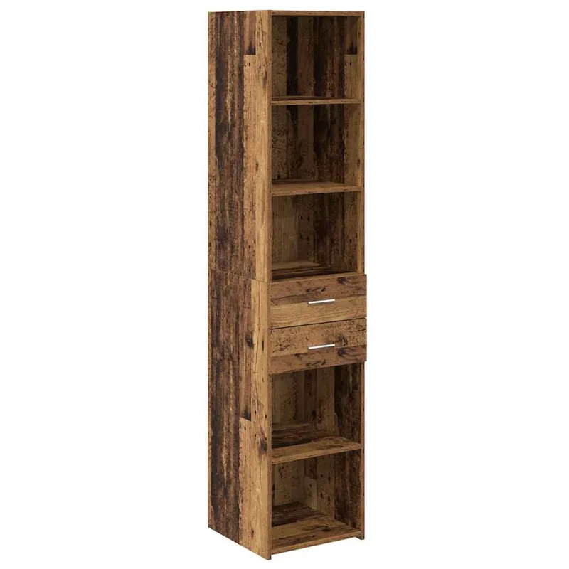 Direktkauf vidaXL Highboard Altholz 40 x 42,5 x 185 cm Holzwerkstoff