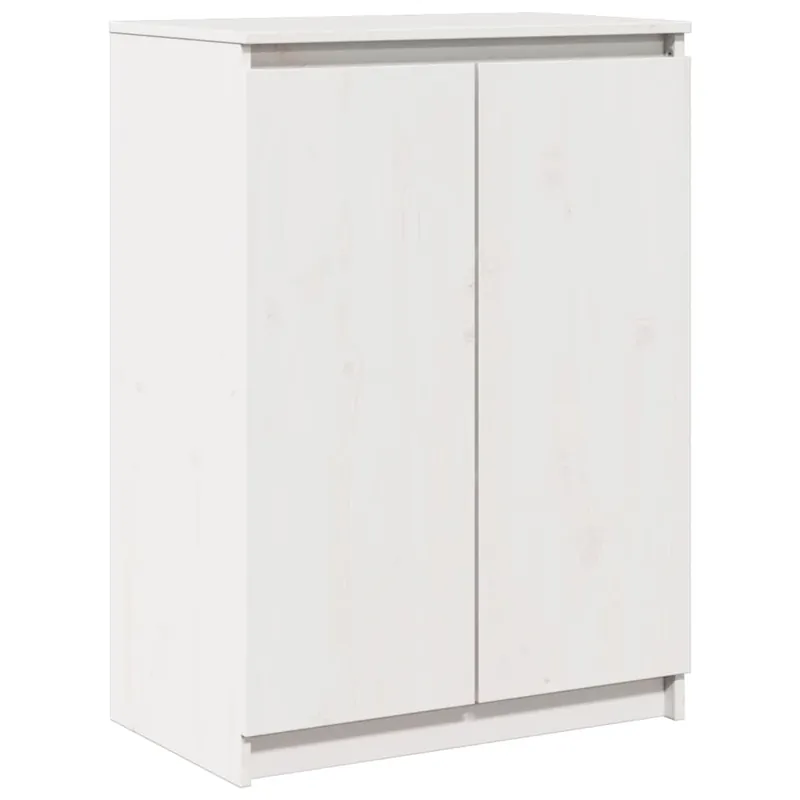 vidaXL Sideboard Weiß 60x36x84 cm Massivholz Kiefer Knallerangebot