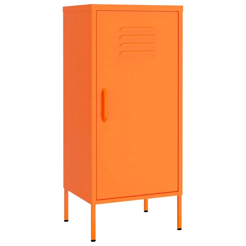 Begrenztes Angebot vidaXL Lagerschrank Orange 42,5x35x101,5 cm Stahl