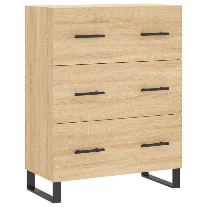 vidaXL Sideboard Sonoma-Eiche 69,5x34x90 cm Holzwerkstoff Jetzt Kaufen