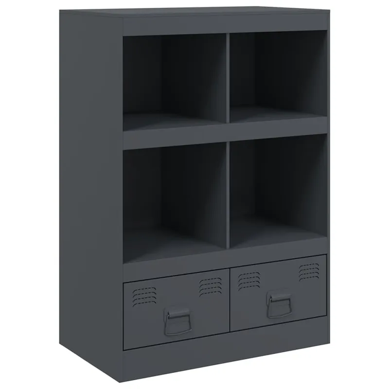 Aktuell vidaXL Highboard Anthrazit 67x39x95 cm Stahl