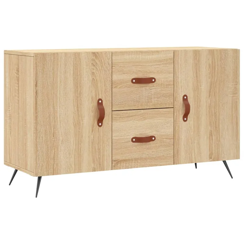 vidaXL Sideboard Sonoma-Eiche 100x36x60 cm Holzwerkstoff Kostenfreie Lieferung