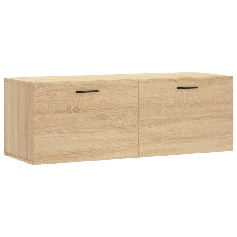 vidaXL Wandschrank Sonoma-Eiche 100x36,5x35 cm Holzwerkstoff Direkt Vom Hersteller