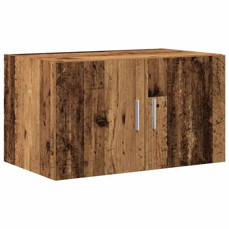 vidaXL Wandschrank Altholz 70 x 42,5 x 40 cm Holzwerkstoff Sichere Zahlung