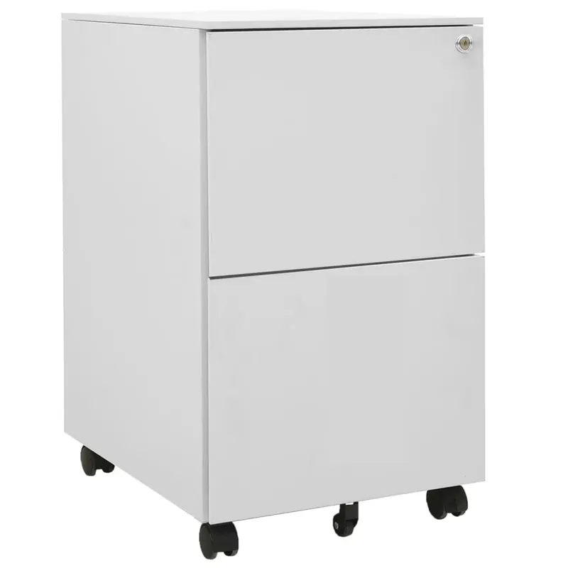 Bestseller vidaXL Aktenschrank mit Rollen Hellgrau 39x45x67 cm Stahl
