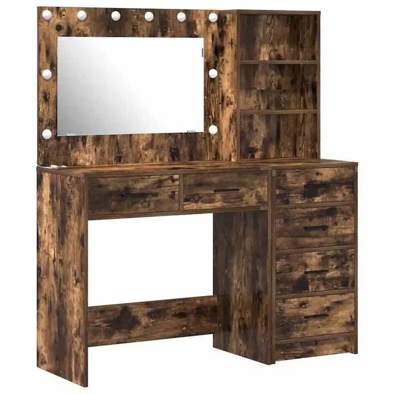 Jetzt Bestellen vidaXL Schminktisch mit Regal Braun 78,5 x 41 x 135 cm Holzwerkstoff