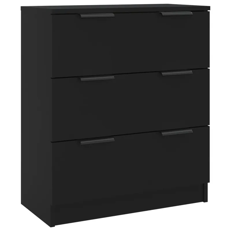 Wochenendangebot vidaXL Sideboard Schwarz 60x30x70 cm Holzwerkstoff