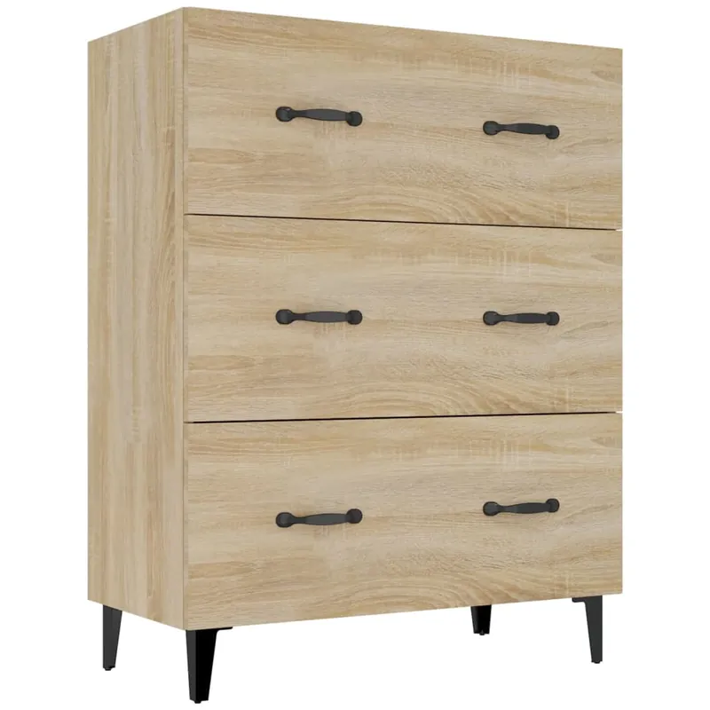 Bestseller vidaXL Sideboard Sonoma-Eiche 69,5x34x90 cm Holzwerkstoff