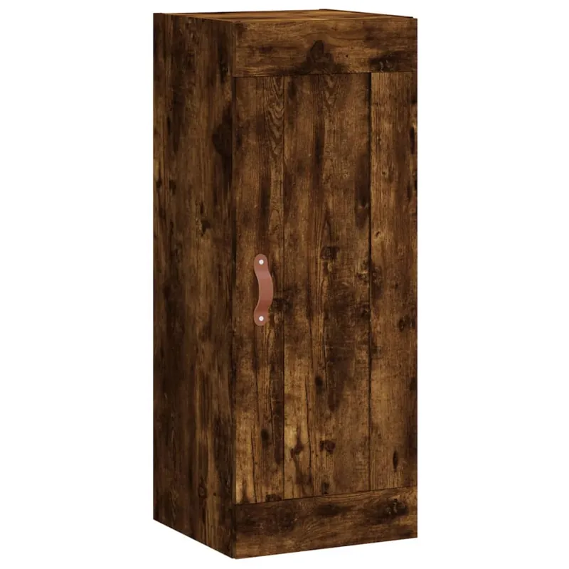 vidaXL Wandschrank Räuchereiche 34,5x34x90 cm Holzwerkstoff Günstig