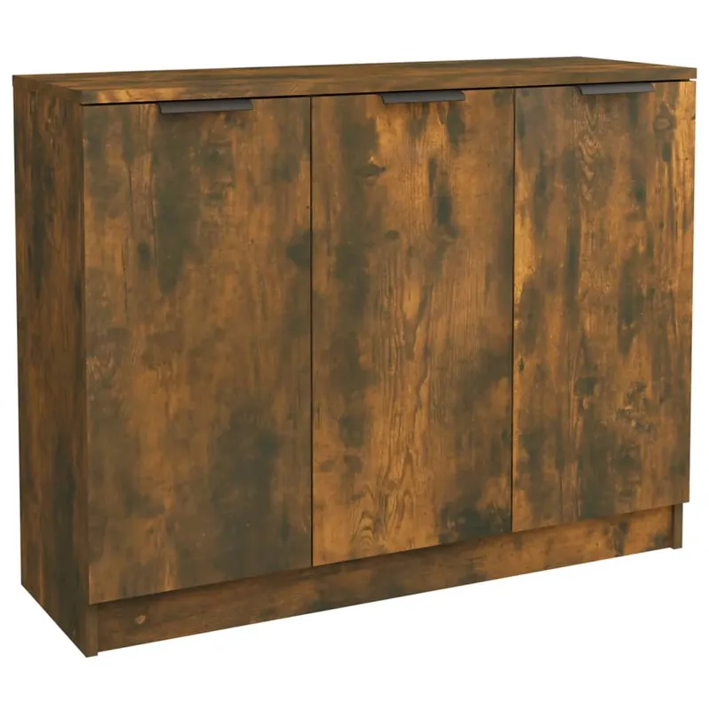 vidaXL Sideboard Räuchereiche 90,5x30x70 cm Holzwerkstoff Sonderaktion
