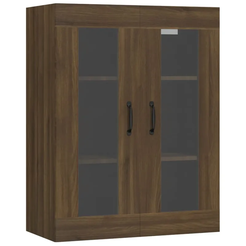 Geprüft vidaXL Hängeschrank Braun Eichen-Optik 69,5x34x90 cm