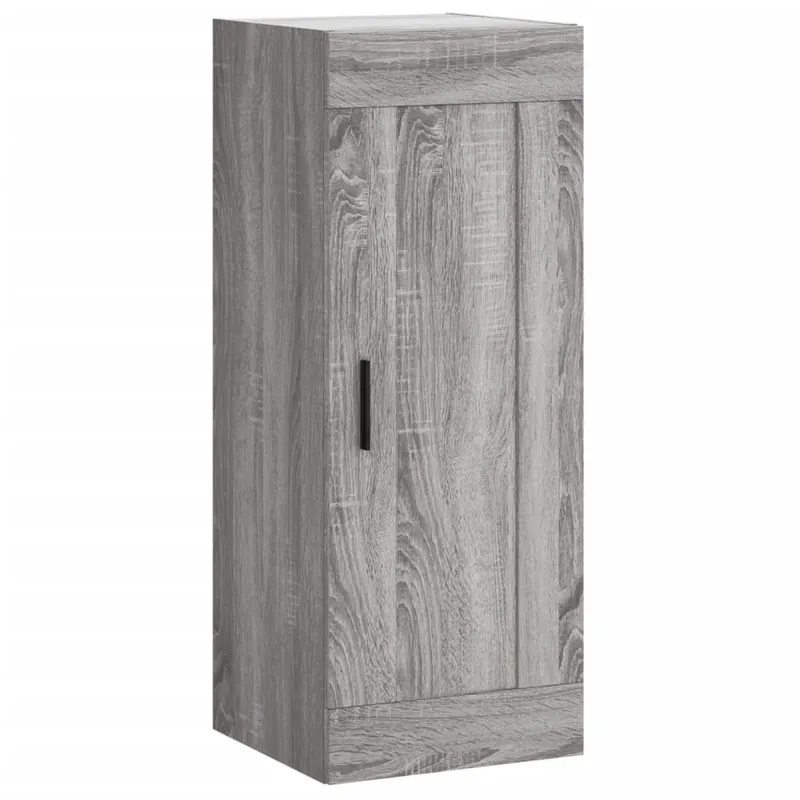 vidaXL Wandschrank Grau Sonoma 34,5x34x90 cm Holzwerkstoff Garantierte Lieferung
