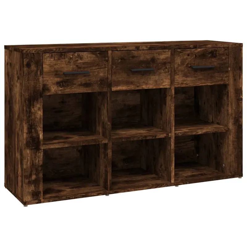 Günstig vidaXL Sideboard Räuchereiche 100x30x59,5 cm Holzwerkstoff