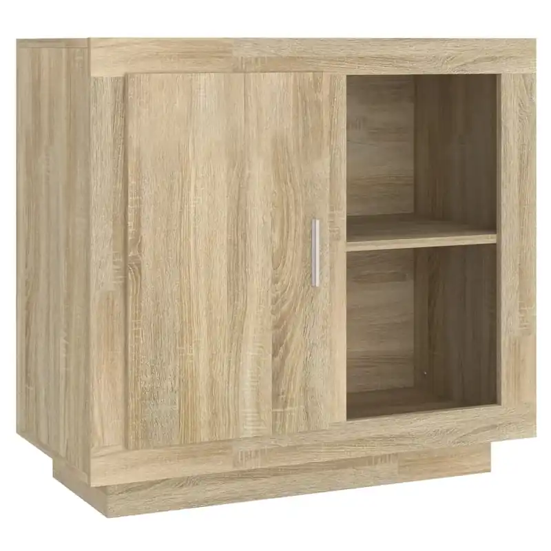 Geprüft vidaXL Sideboard Sonoma-Eiche 80x40x75 cm