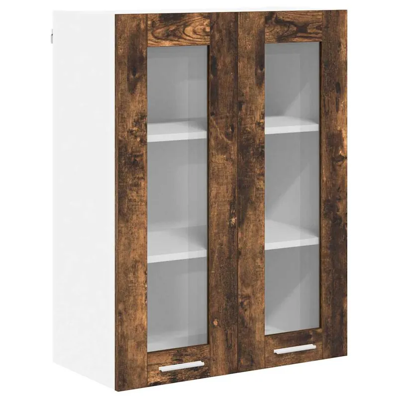 Abverkauf vidaXL Hängeschrank Geräucherte Eiche 60 x 31 x 80 cm Holzwerkstoff