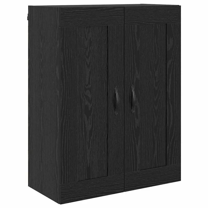 vidaXL Wandschrank Schwarz Eichen-Optik 69,5 x 34 x 90 cm Jetzt Kaufen