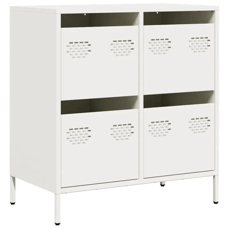 Jetzt Bestellen vidaXL Sideboard Weiß 68x39x73,5 cm Kaltgewalzter Stahl