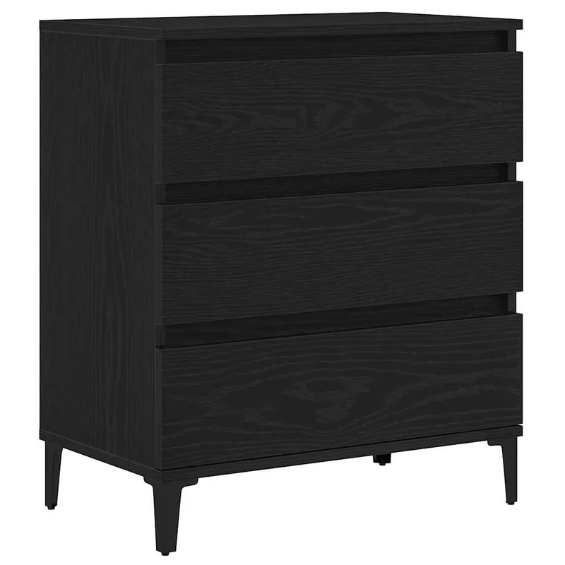 Direkt Vom Hersteller vidaXL Sideboard Schwarz Eichen-Optik 60 x 35 x 70 cm Holzwerkstoff