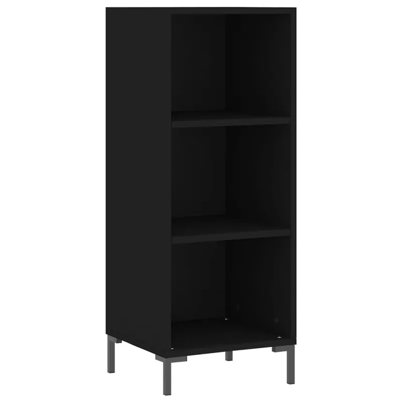vidaXL Sideboard Schwarz 34,5x32,5x90 cm Holzwerkstoff Wochenendangebot