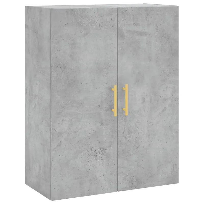 vidaXL Wandschrank Betongrau 69,5x34x90 cm Nur Heute
