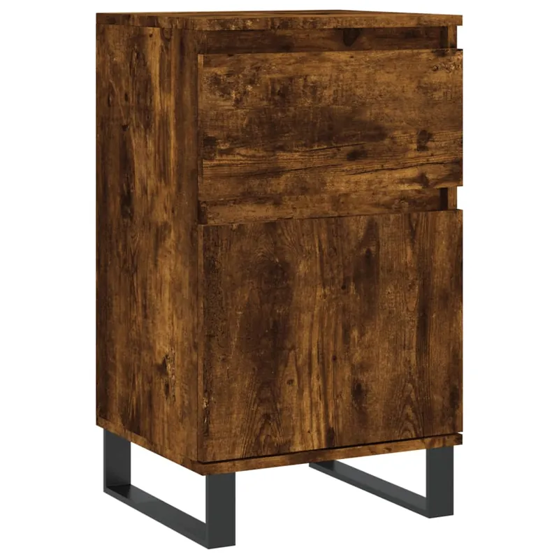 vidaXL Sideboard Räuchereiche 40x35x70 cm Holzwerkstoff Neue Kollektion