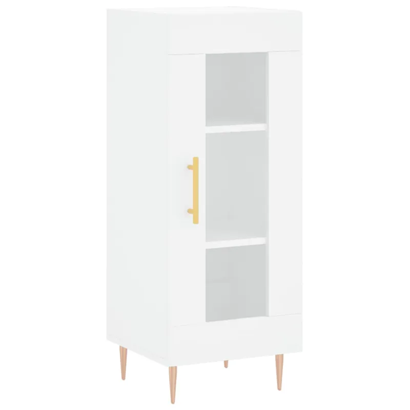 vidaXL Sideboard Weiß 34,5x34x90 cm Holzwerkstoff Markenprodukt