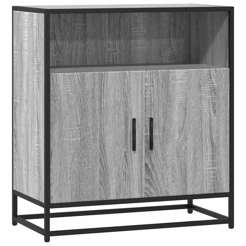 Expressversand vidaXL Sideboard Grau Sonoma 68x35x76 cm Holzwerkstoff