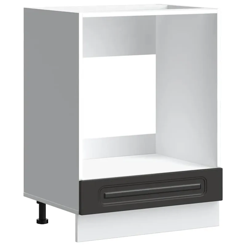 Wochenendangebot vidaXL Herdumbauschrank Kalmar Schwarz Holzwerkstoff