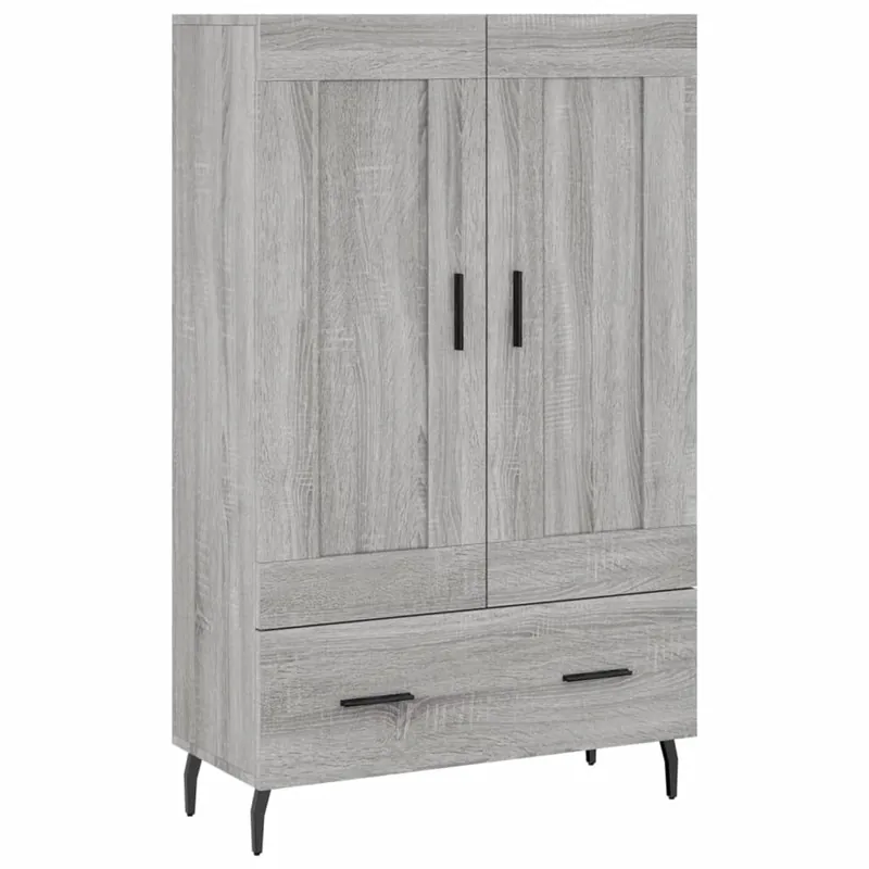 Finale Aktion vidaXL Highboard Grau Sonoma 69,5x31x115 cm Holzwerkstoff