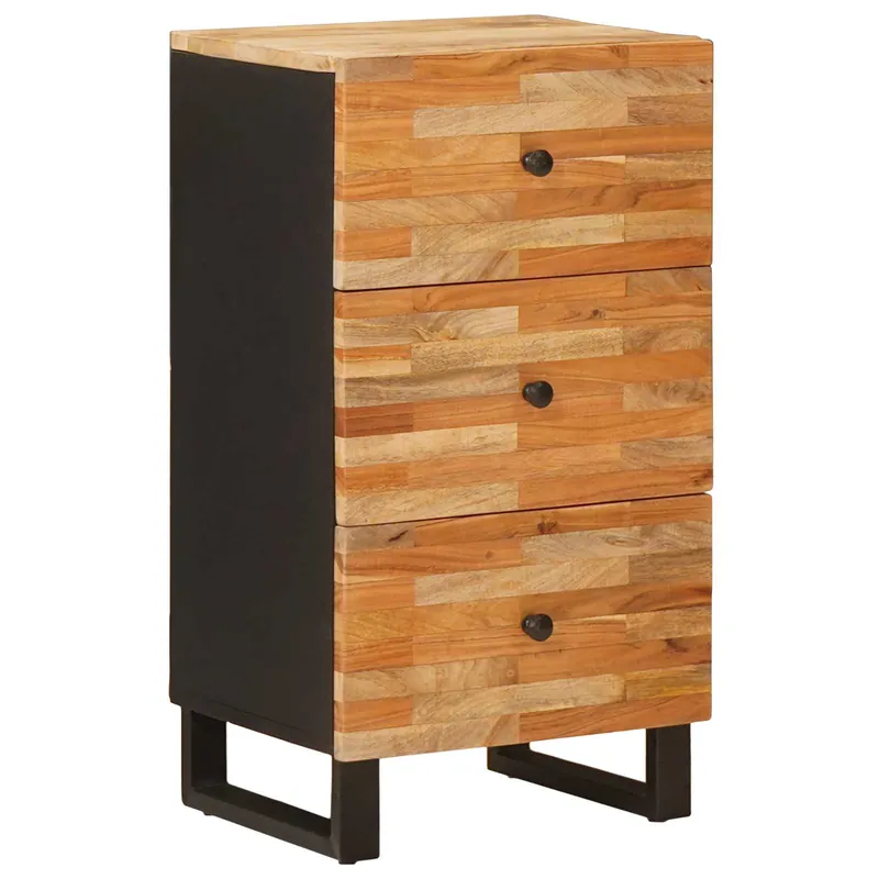 Garantierte Lieferung vidaXL Seitenschrank Braun 40 x 33 x 75 cm Massivholz Mango
