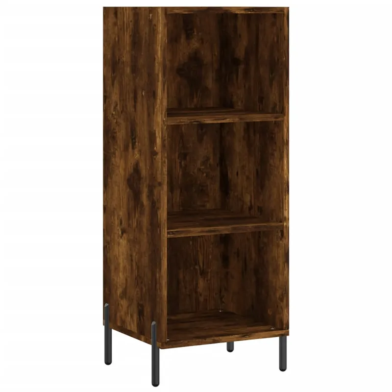 Direkt Vom Hersteller vidaXL Sideboard Räuchereiche 34,5x32,5x90 cm Holzwerkstoff