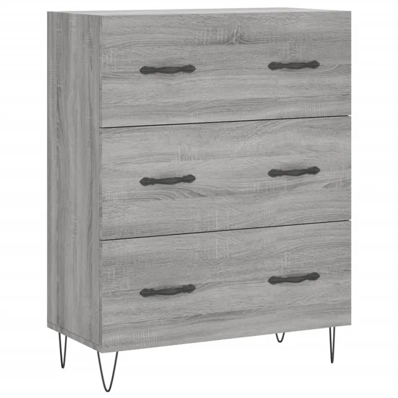 Direktkauf vidaXL Sideboard Grau Sonoma 69,5x34x90 cm Holzwerkstoff